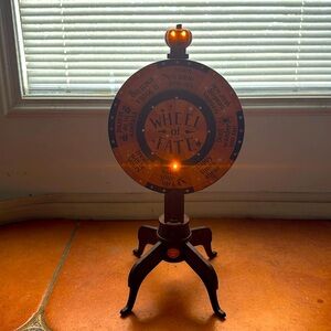 Halloween Wheel of Fate Decor